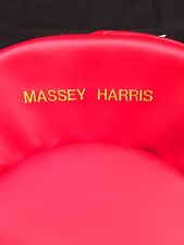 Tractor Seat Cushion For Massey Harris Embroidered Seat Cushion