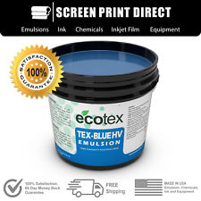 Ecotex Tex Blue Hv High Viscosity Textile Screen Printing Emulsion 1gal 128 Oz