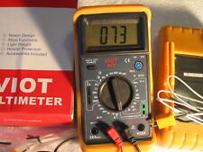 Digital Ammeter Multimetercapacitor Testertype K Thermocouple Hvac Electric