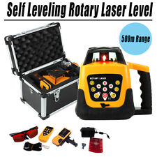 360 Automatic Electronic Self Leveling Rotary Rotating Red Laser Level Kit Ip54