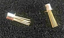 2 Pcs Dual N Channell Jfet Transistor Siliconix To 71 Can 6 U441 Gold Leads