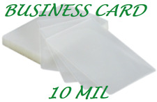 50 Business Card 10 Mil Laminating Pouches Laminator Sheet 2 14 X 3 34 Quality