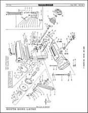 Parts Manual Fits South Bend Lathe 7in Shaper 1966