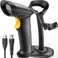 Barcode Scanner Inateck Usb Barcode Scanner With Stand 1d Wired Bcst 33