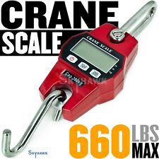 300kg660lbs Mini Crane Scale Industrial Hook Hanging Weight Digital Lcd Display