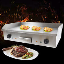 4400w Commercial Electric Countertop Griddle Flat Top Grill Hot Plate Bbq 60hz