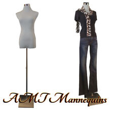 Female Mannequin For Pantsdress Form2 Nylon Coversround Stand White Torso P5