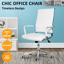 Computer Desk Chair Office Executive Task Swivel Padded Chair Adjustable Wheels