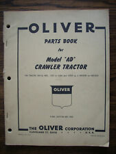 Oliver Cletrac Ad Crawler Parts Manual