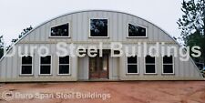 Durospan Steel 55x36x19 Metal Quonset Building Diy Home Kits Open Ends Direct