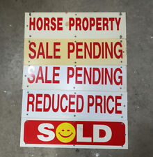 Vtg Lot Of 5 Realtor House Sale Signs