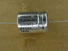 S00774 089 1 Pc Lot 1000 Mfd 75 Volt Axial Aluminum Electrolytic Capacitor