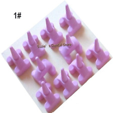 20pcs Dental Ceramic Firing Pink Peg For Single Porcelain Crown Oven Tray 4 Size