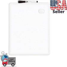 U Brands Contempo Magnetic 11 X 14 Dry Erase Board White Frame Magnet And Ma