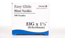 100 Blunt Dispensing Needles Syringe Blunt Tip Needle 23 Ga 1 12 Luer Lock15