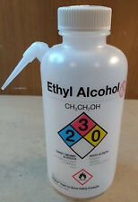 Nalgene 2436 0502 500ml Ethyl Alcohol Vented Unitary Wash Bottle