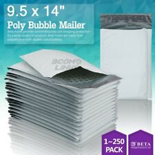 4 95x14 95x13 Poly Bubble Mailer Padded Envelope Shipping Bag 2550100 Pcs