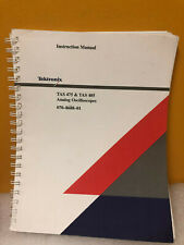 Tektronix Tas 475 Amp Tas 485 Analog Oscilloscopes Instruction Manual