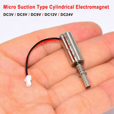 Dc 3v 5v 9v 12v 24v 8mm Tiny Mini Cylindrical Suction Solenoid Electromagnet Diy