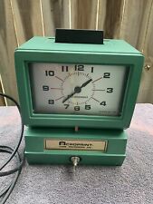 Acroprint Time Clock 125ar3 Manual Time Recorder Punch Clock With Key Needs Ink