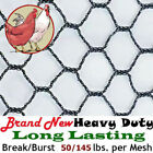 Poultry Netting 12.5 X 20 1 Heavy Knitted Anti Bird Aviary Pheasant Net Nets