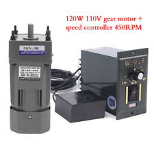 Ac Gear Motor Electricvariable Speed Reduction Controller 450rpm Torque 13 3k