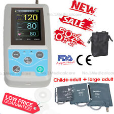 24h Ambualtory Blood Pressure Monitor Nibp Holter With 3 Cuffs Usb Pc Software