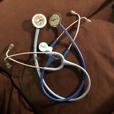 Littmann Stethoscope 3m Pair Blue Amp Light Blue Vintage Need Rims