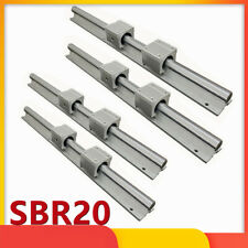 4x Sbr20 200mm2200mm Linear Silde Rail Guide Shaft8x Sbr20uu Bearing Block Set