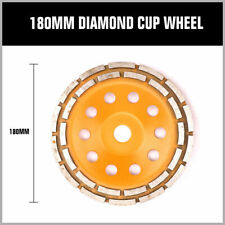 45 7 Diamond Cup Grinding Wheel Double Row Concrete 1828 Seg Angle Grinder