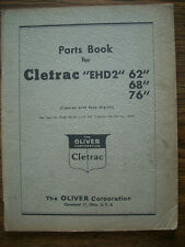 Oliver Cletrac Ehd2 Crawler Parts Manual