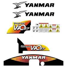 Yanmar Vio27 5 Decals Aftermarket Repro Decal Sticker Kit Excavator