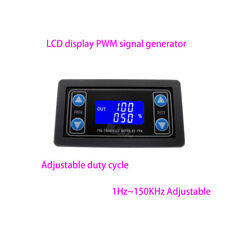 1hz 150khz Pwm Pulse Frequency Duty Cycle Adjustable Module Lcd Signal Generator