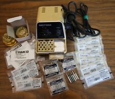Hakko 926 Soldering Station With Iron Tool Tips Filters Amp New Brass Cleaners