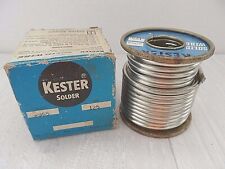 Vintage Kester Soldersolid Wiredia 125alloy 9551 Lbmade In The Usanos