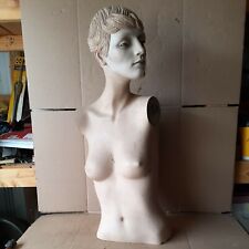 Beautiful Vintage Womans Display Mannequin Head And Torso