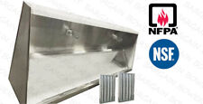 5 Ft Restaurant Commercial Kitchen Type I Exhaust Hood Low Profile Sloped Fron
