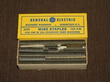 Vintage Desk Ge General Electric Warehouse Schenectady Ny Wire Staples Cat F 93