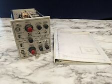 Tektronix Type Ca Plug In Unit Oscilloscope Dual Tracer Tube Instruction Manual