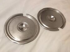 Commercial Restaurant Stainless Steel Steam Table Round Pan Cover Polar 9 12 D