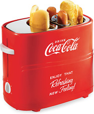 Hot Dog Toaster Coca Cola Pop Up Two Cooker Machine Roller Cage Buns Fast Food