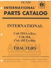 International Farmall Cub 154 184 185 Lo Boy Tractor Parts Catalog Manual