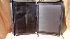 Osgoode Marley 3060 Espresso Leather Zippered Letter Sized Writing Pad