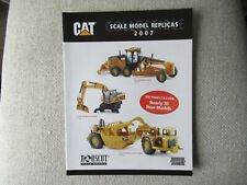 Cat Caterpillar Norscot Scale Model Toy Catalog Brochure Tractor Motor Grader