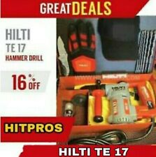Hilti Te 17 Great Condition Free Bits Hilti Gloves Extras Fast Ship