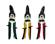3 Pieces Premium Aviation Tin Snips Set Left Right Amp Straight Cutting Blades Usa