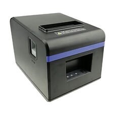 Pos Thermal Receipt Printer Ethernet Network Port With Power Supply 80mm