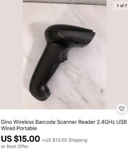Dino Wireless Barcode Scanner Reader 24ghz Usb Wired Portable
