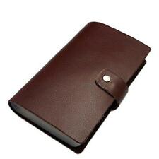 Boshiho Leather Credit Card Holder Business Id Card Case Book Style 90 Count