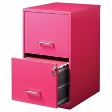 Scranton Amp Co 2 Drawer File Cabinet In Pink